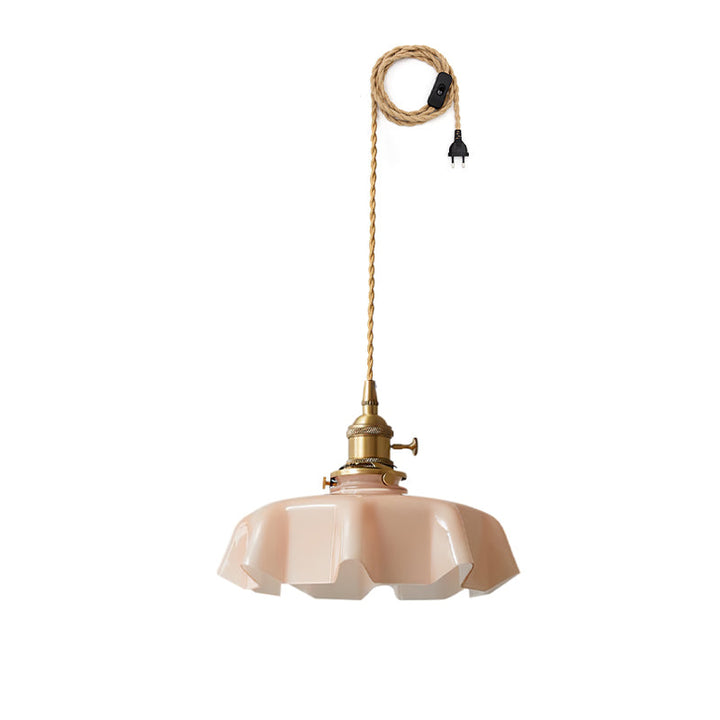 French Flower Droplight Pendant Swag Light | Kalsten