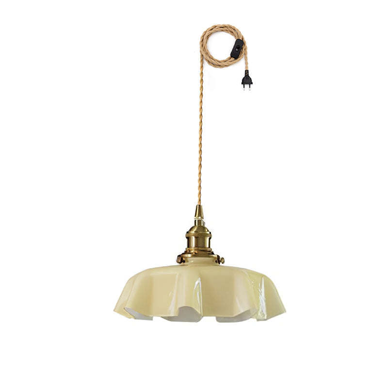 French Flower Droplight Pendant Swag Light | Kalsten
