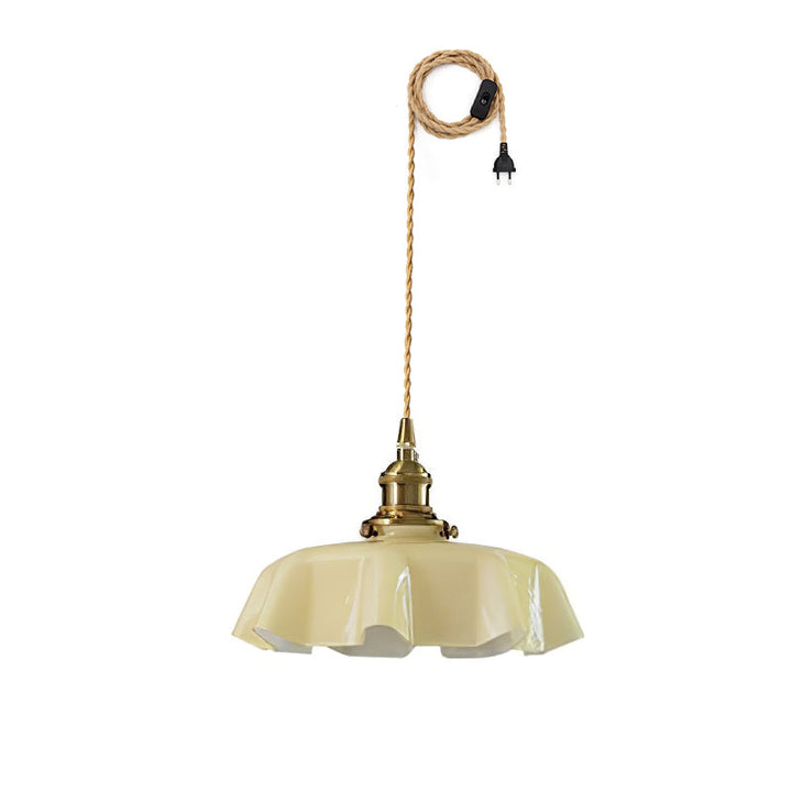 French Flower Droplight Pendant Swag Light | Kalsten