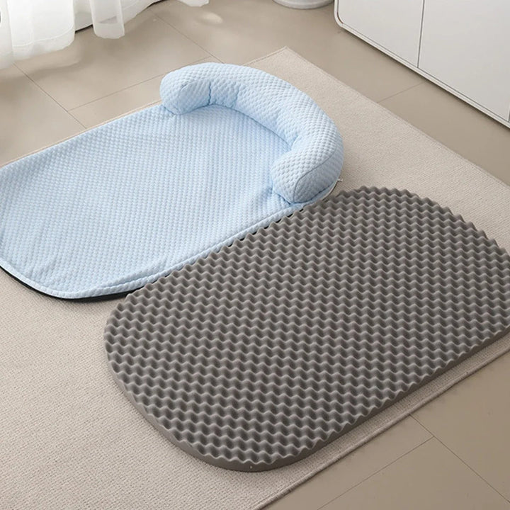 FurCool French Bulldog Cooling Mat – Breathable Washable Summer Silk Bed | Kalsten