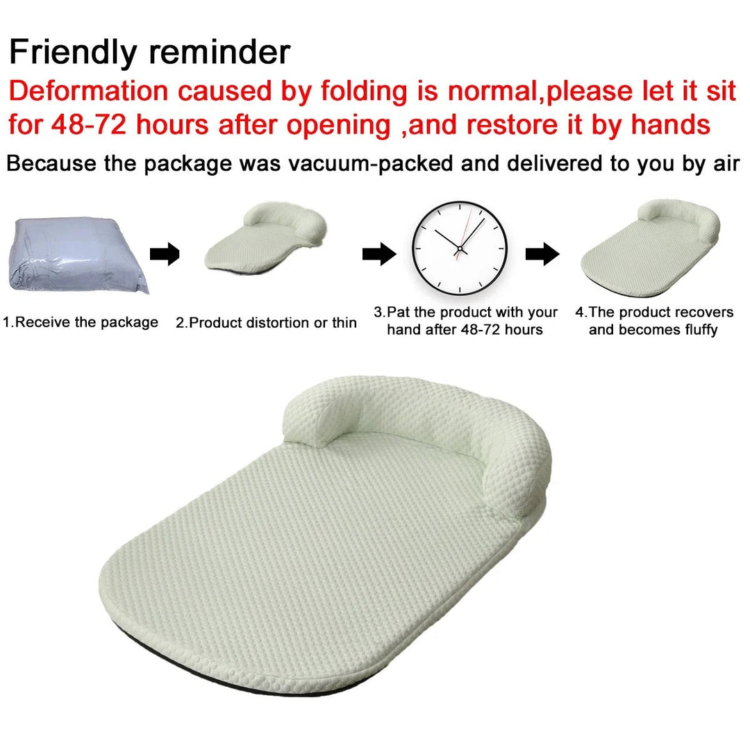 FurCool French Bulldog Cooling Mat – Breathable Washable Summer Silk Bed | Kalsten