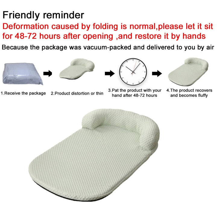 FurCool French Bulldog Cooling Mat – Breathable Washable Summer Silk Bed | Kalsten