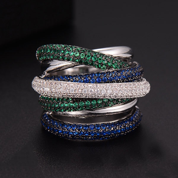 Kalsten | Monaco Design Luxury Statement Stackable Ring For Women
