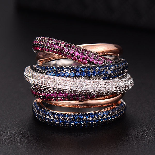 Kalsten | Monaco Design Luxury Statement Stackable Ring For Women