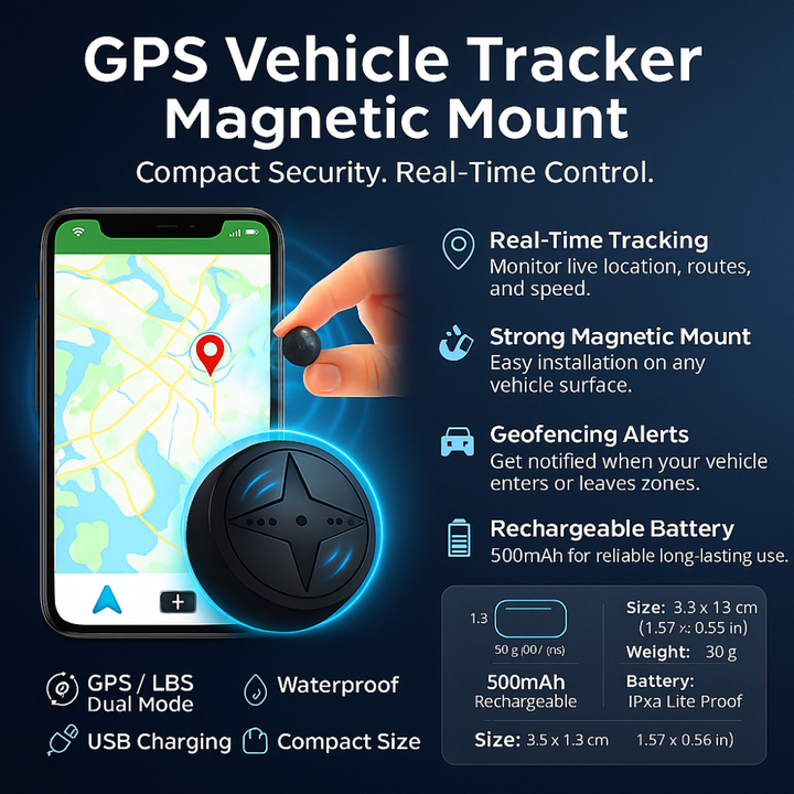 Real-Time Magnetic Car GPS Tracker Kalsten