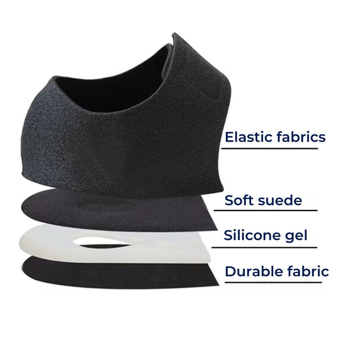 Cush Heel Cups for Plantar Fasciitis | Soft Inserts - for Heel Pain Relief and Shock Absorption Kalsten