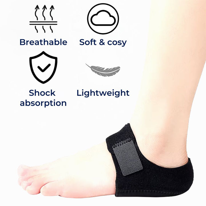 Cush Heel Cups for Plantar Fasciitis | Soft Inserts - for Heel Pain Relief and Shock Absorption Kalsten
