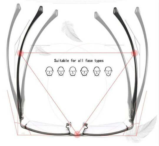 Kalsten | Optivista Multifocal Glasses with Automatic Vision Adjustment and Blue Filter