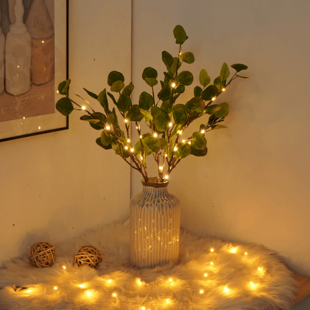 LumiVista Magical Olive Branch Light String - 70 cm Elegance Kalsten