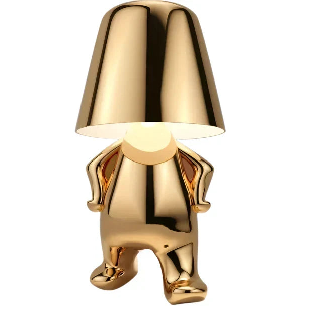 Modern LED table lamp in sculpture design – Decorative statue lamp for living room | Kalsten