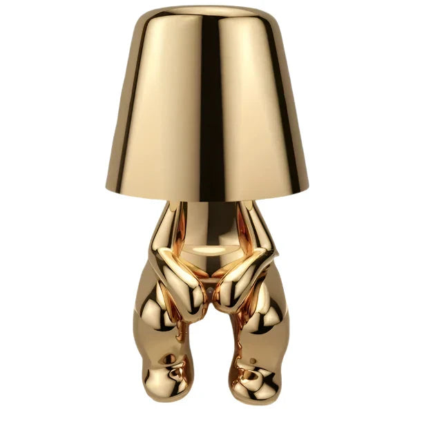 Modern LED table lamp in sculpture design – Decorative statue lamp for living room | Kalsten