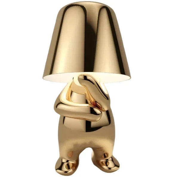 Modern LED table lamp in sculpture design – Decorative statue lamp for living room | Kalsten