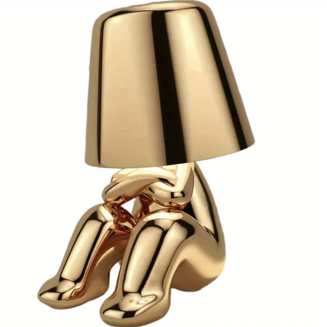 Modern LED table lamp in sculpture design – Decorative statue lamp for living room | Kalsten
