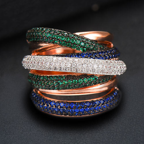 Kalsten | Monaco Design Luxury Statement Stackable Ring For Women