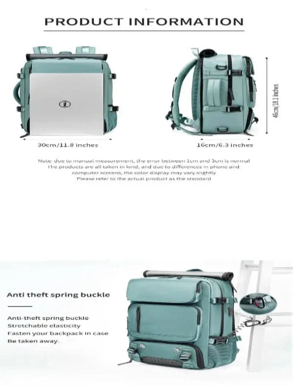 Kalsten | Large waterproof travel backpack with USB port