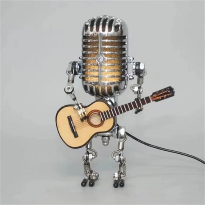 Table Lamp Industrial Metal Robot Desk Light | Kalsten