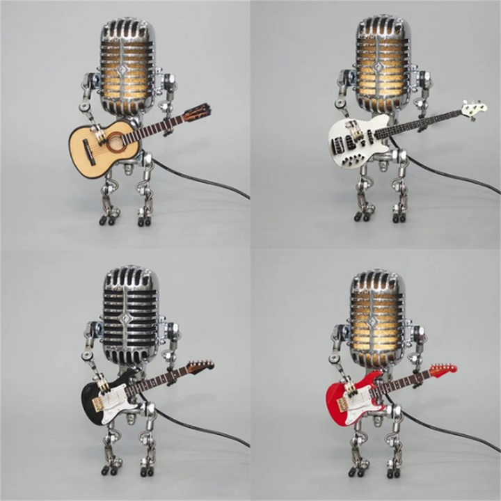 Table Lamp Industrial Metal Robot Desk Light | Kalsten
