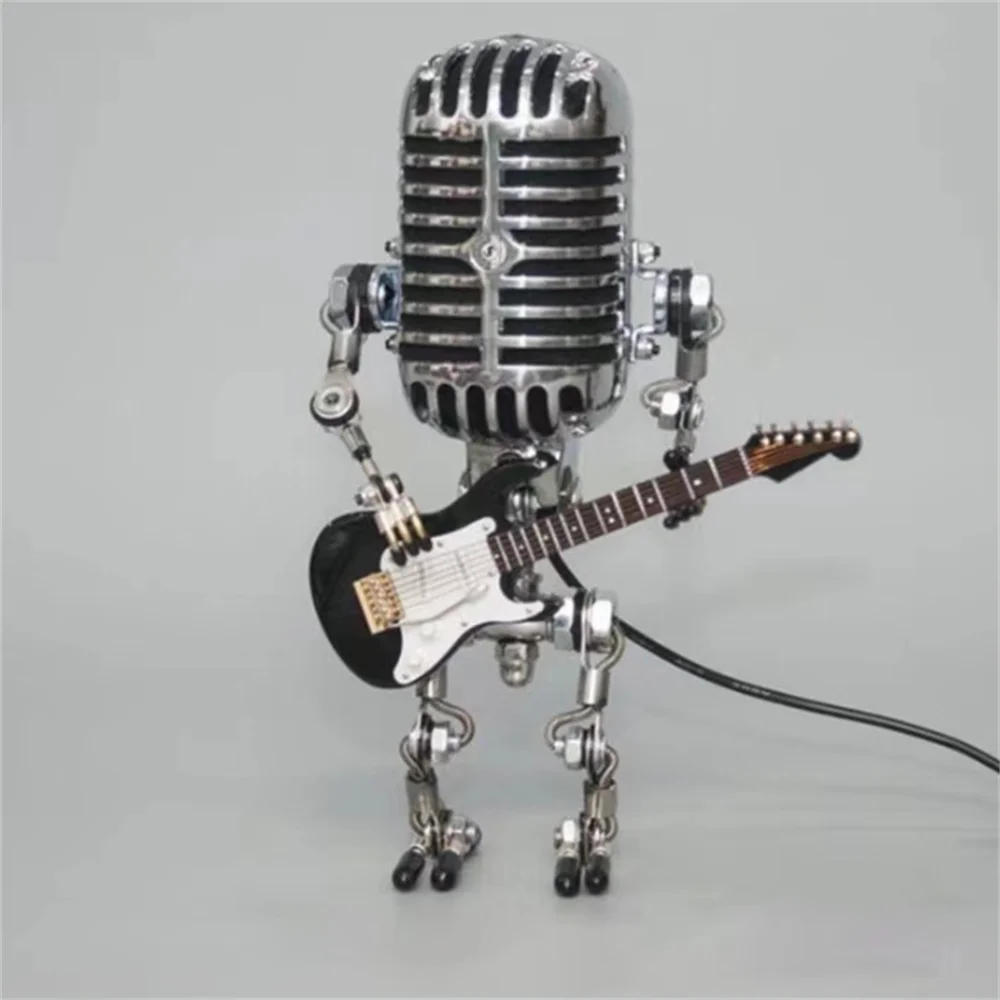 Table Lamp Industrial Metal Robot Desk Light | Kalsten