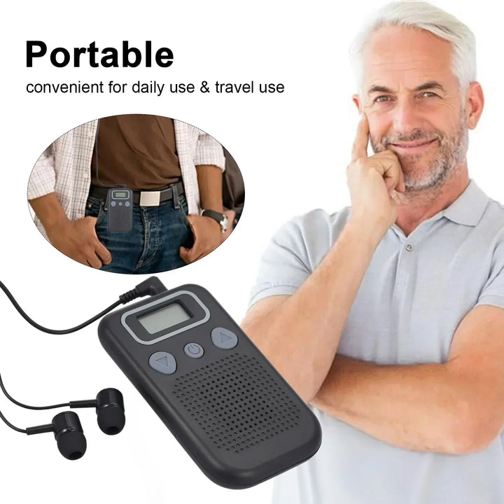 In-Ear Hearing Amplifier for Seniors