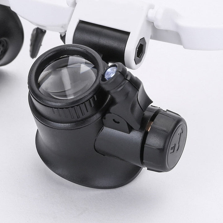 LED Headset Magnifying Glass Precision Tool Kalsten