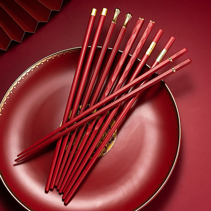 Kalsten | DineLux – Luxurious Chopstick Set with Refined Designs (5 Pairs)