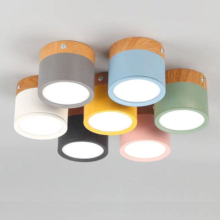 Modern Cylinder LED Flush Mount Ceiling Lamp Kalsten