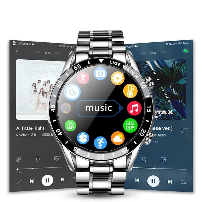 Luxury 4G Smartwatch with Calls, GPS & Health Tracking