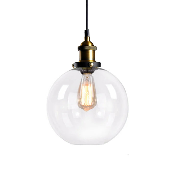 Modern Crystal Glass Pendant Lamp – E27 Brass Chandelier for Bedroom, Dining, Kitchen, and Living Room Decor | Kalsten