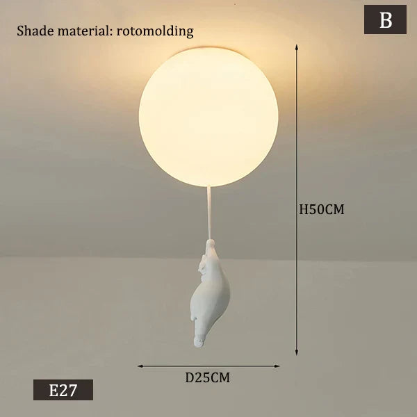 Kalsten | Hanging Bears Balloons Lamp