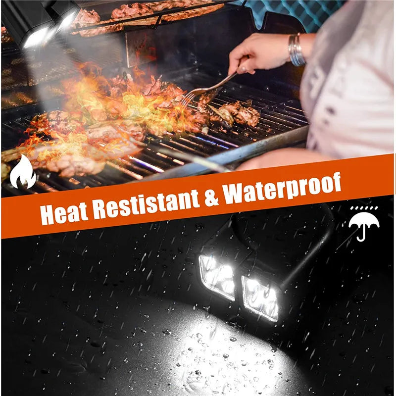 Kalsten | GrillLume LED Grill lamp | 360° Rotatable | Heat Resistant & Super Bright | For BBQ & Outdoor