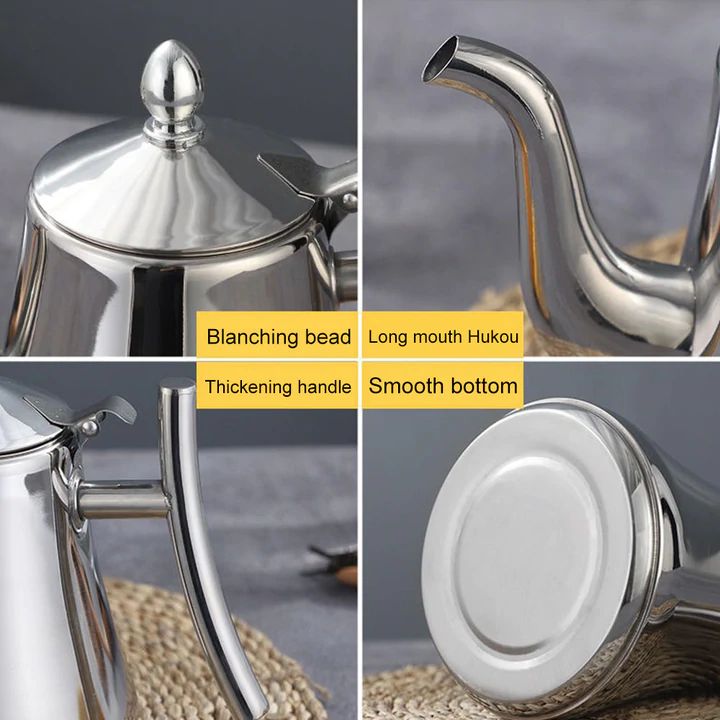 Stylish Infusio Teapot - made of Stainless Steel for Perfect Tea Moments Kalsten