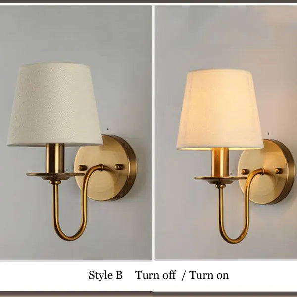 Elegant Fabric Wall Lamp - Vintage European Charm for Every Space | Kalsten