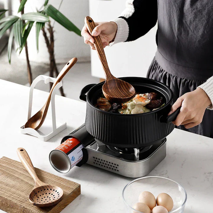 Kalsten | NordTeak 7-piece kitchen helper set – premium teak wood tools for stylish and versatile cooking
