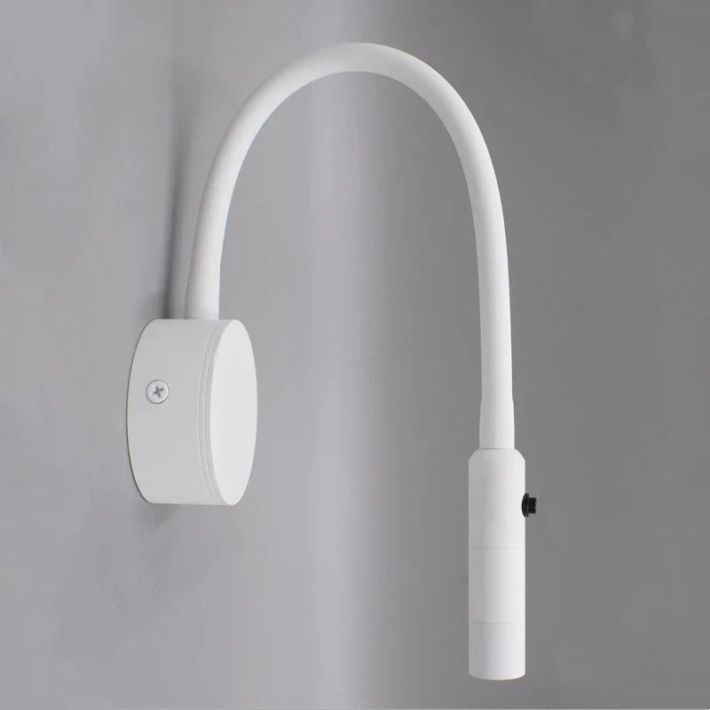 Modern Flexible LED Reading Wall Lamp with Switch for Bedroom and Study - 1W/3W | Kalsten