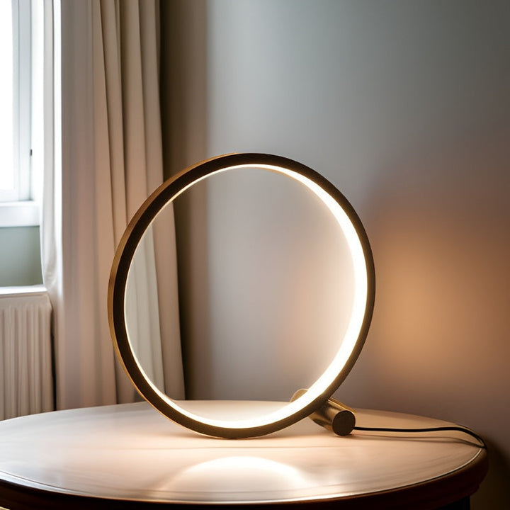LED Minimalist Dimmable Round Table Lamp - RumiLight | Kalsten