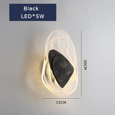 Luxury Golden LED Wall Lamp for Bedroom, Living Room, and Decorative Spaces | Kalsten