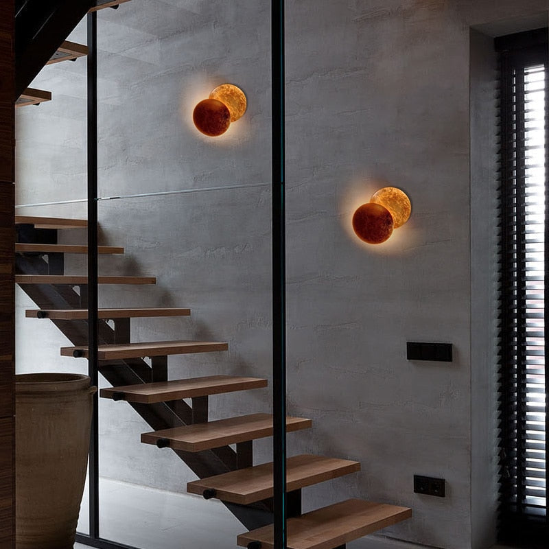 Elegant Lunar Eclipse Wall Lamp | Kalsten