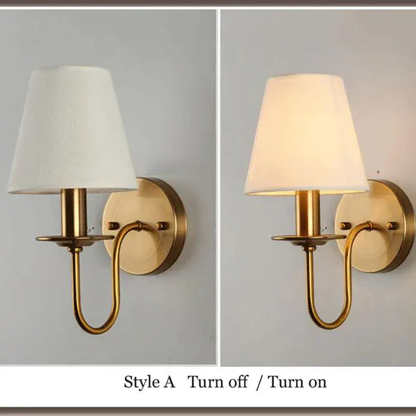 Elegant Fabric Wall Lamp - Vintage European Charm for Every Space | Kalsten