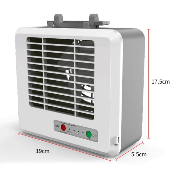 Portable Mini Silent Household Energy Saving Desktop Air Conditioner Fan Electric Air Cooler(White) | Kalsten