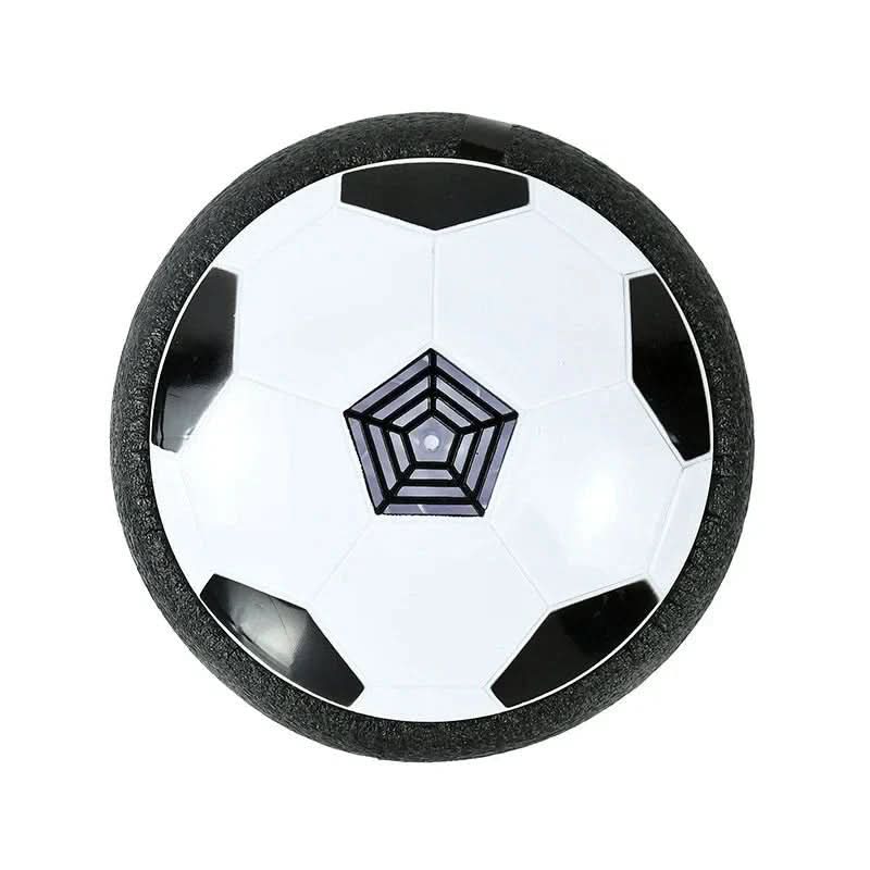 Floating football for indoor and outdoor use with soft protective edge