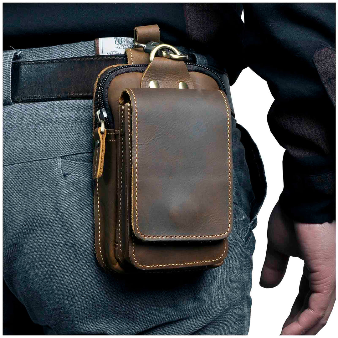 Kalsten | Premium Leather Men's Waist Bag
