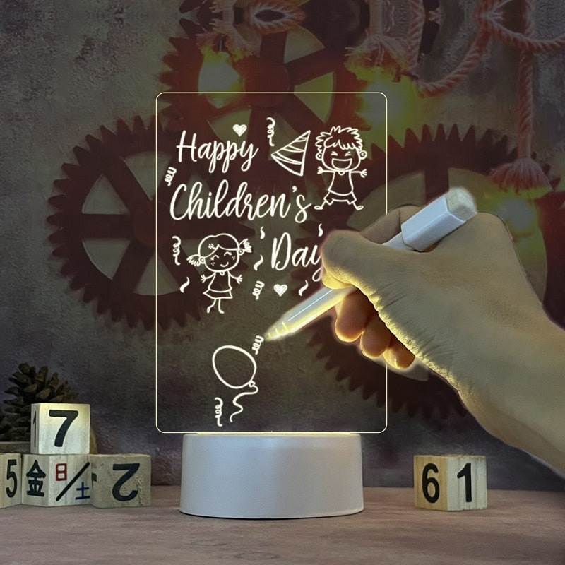 Creative Note Board Led Table Lamp | Kalsten
