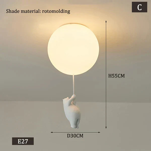 Kalsten | Hanging Bears Balloons Lamp