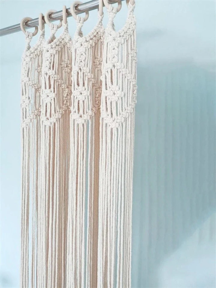 Handwoven macrame hanging drapery | Kalsten