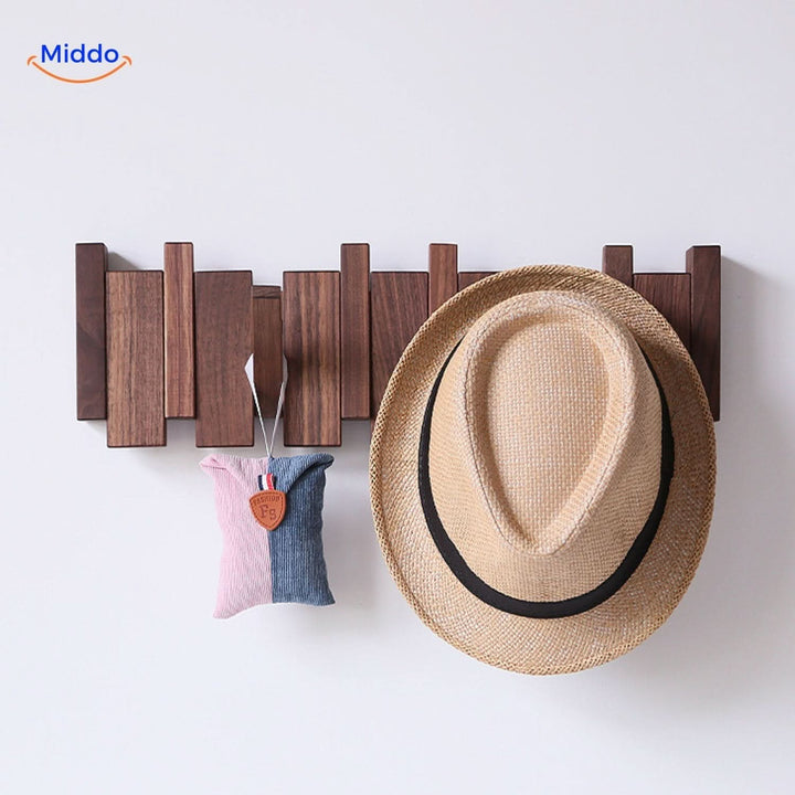 Handmade Wooden Piano Wall Coat Rack