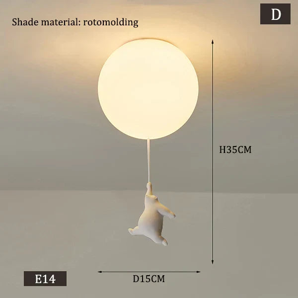 Kalsten | Hanging Bears Balloons Lamp