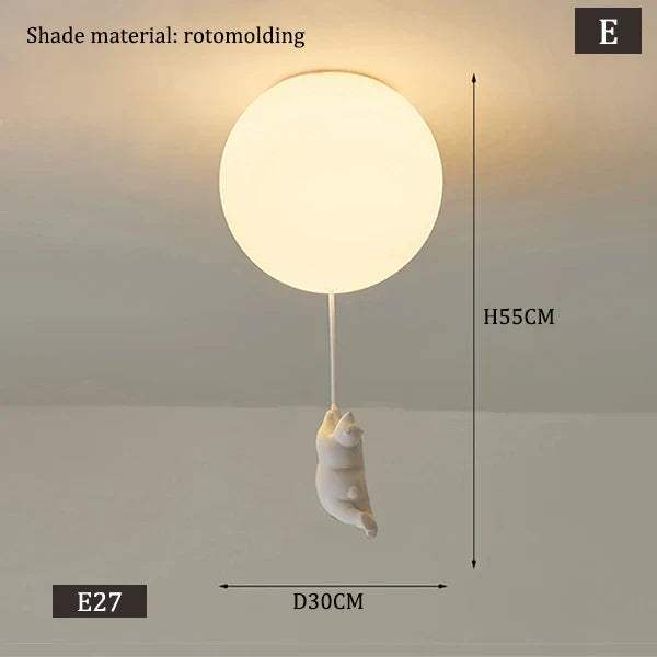 Kalsten | Hanging Bears Balloons Lamp