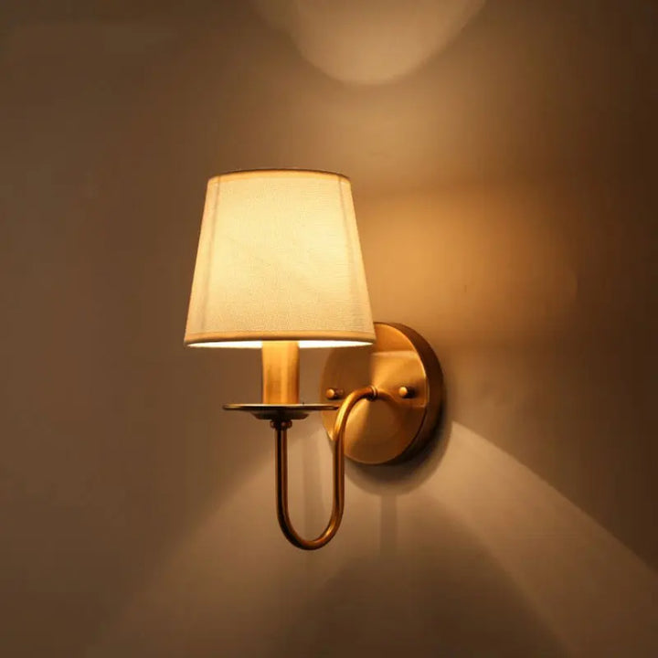 Elegant Fabric Wall Lamp - Vintage European Charm for Every Space | Kalsten