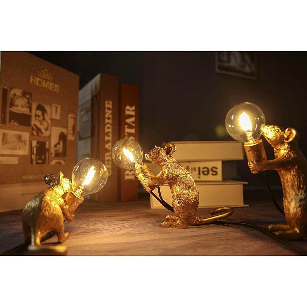 Mouse-Shaped Table Lamp