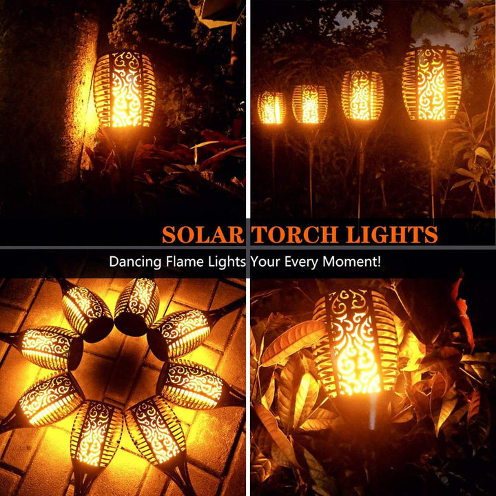 LED Solar Garden Torpedoes Deluxe 96 LED (4 pieces) | Kalsten